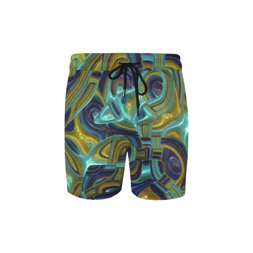 Abstract Art Deco 13 by JamColors Men's Mid-Length Swim Shorts (Model L39)