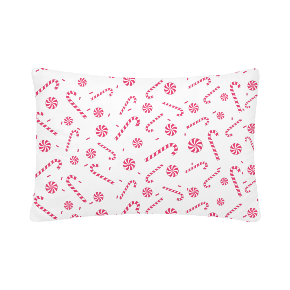 Candy CANE CHRISTMAS Custom Pillow Case 20"x 30" (One Side) (Set of 2)
