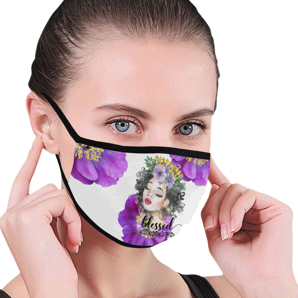 Fairlings Delight's The Word Collection- Blessed 53086a16 Mouth Mask