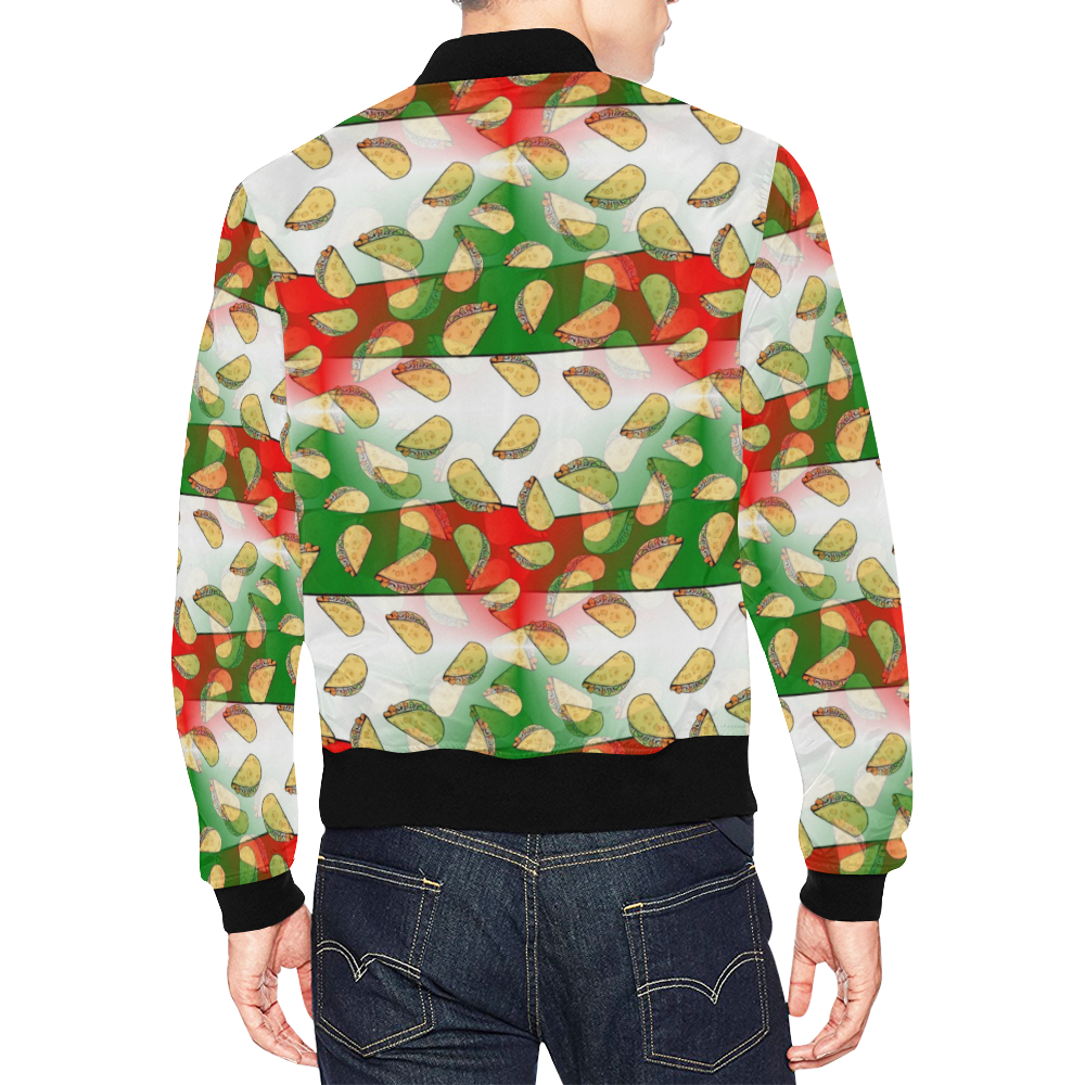 Taco by artdream All Over Print Bomber Jacket for Men (Model H19)