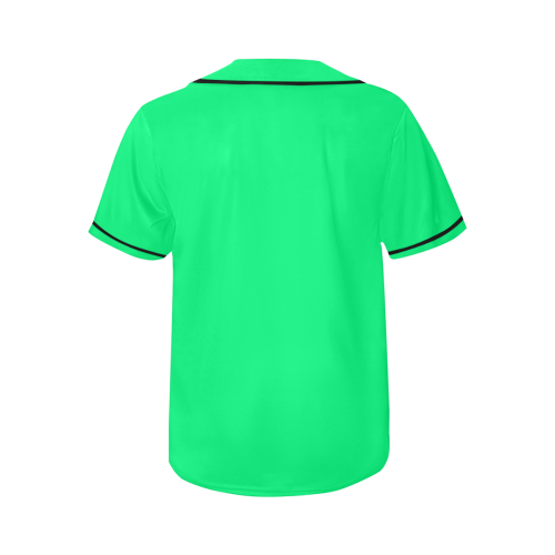 color spring green All Over Print Baseball Jersey for Women (Model T50)
