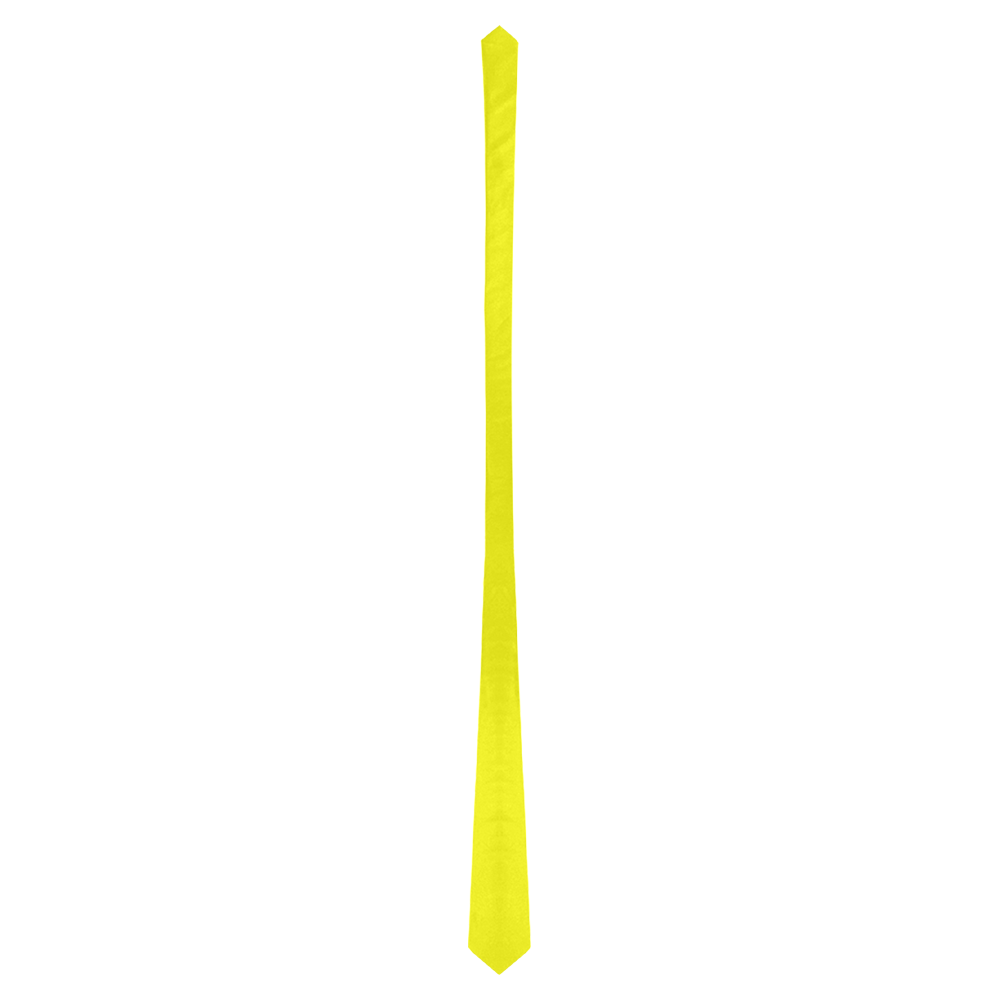 color yellow Classic Necktie (Two Sides)