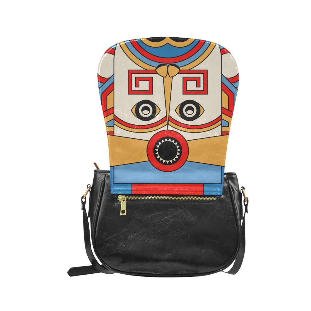 Aztec Religion Tribal Classic Saddle Bag/Large (Model 1648)