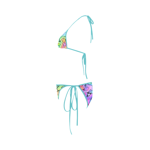 Squirlie 7K Teal Custom Bikini Swimsuit