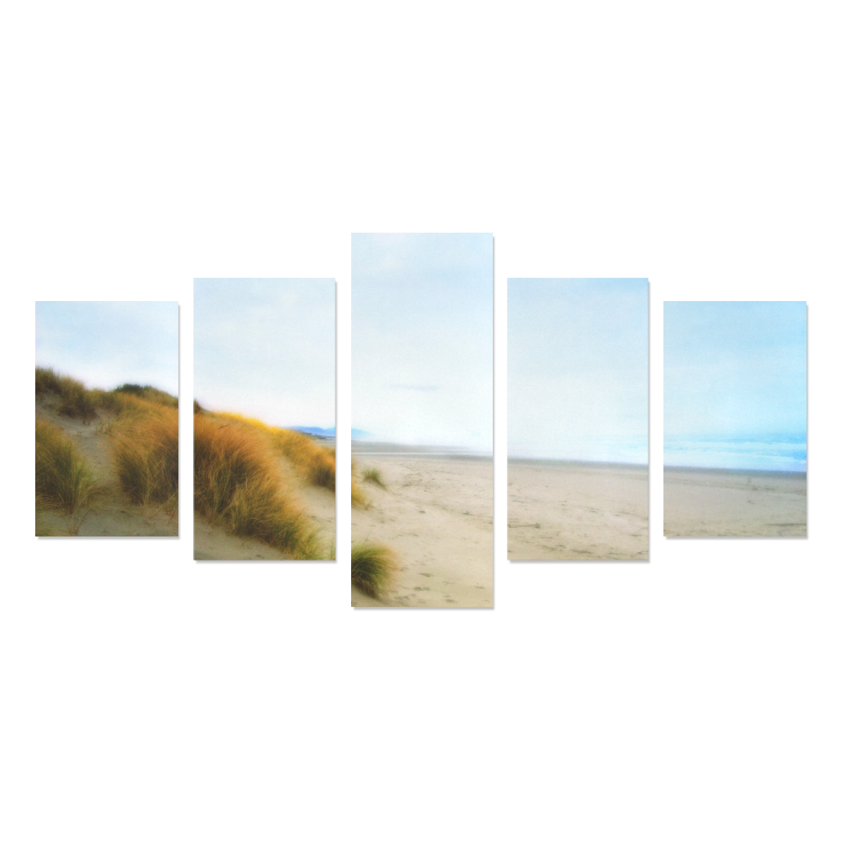 soft beach Canvas Print Sets C (No Frame)