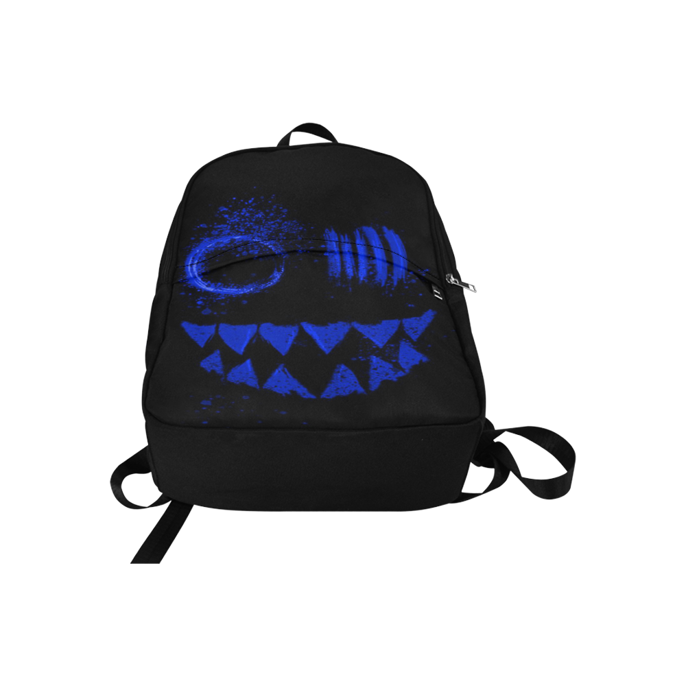 Woke Blue Rave Monster Festival Fabric Backpack for Adult (Model 1659)