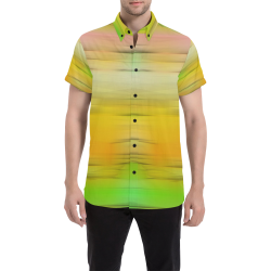 noisy gradient 2 by JamColors Men's All Over Print Short Sleeve Shirt/Large Size (Model T53)