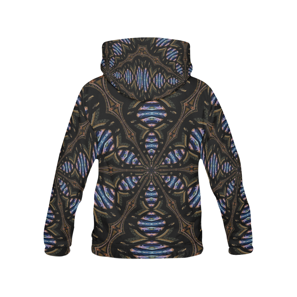 Industrial Grunge 5 All Over Print Hoodie for Women (USA Size) (Model H13)