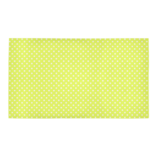 Yellow polka dots Bath Rug 16''x 28''