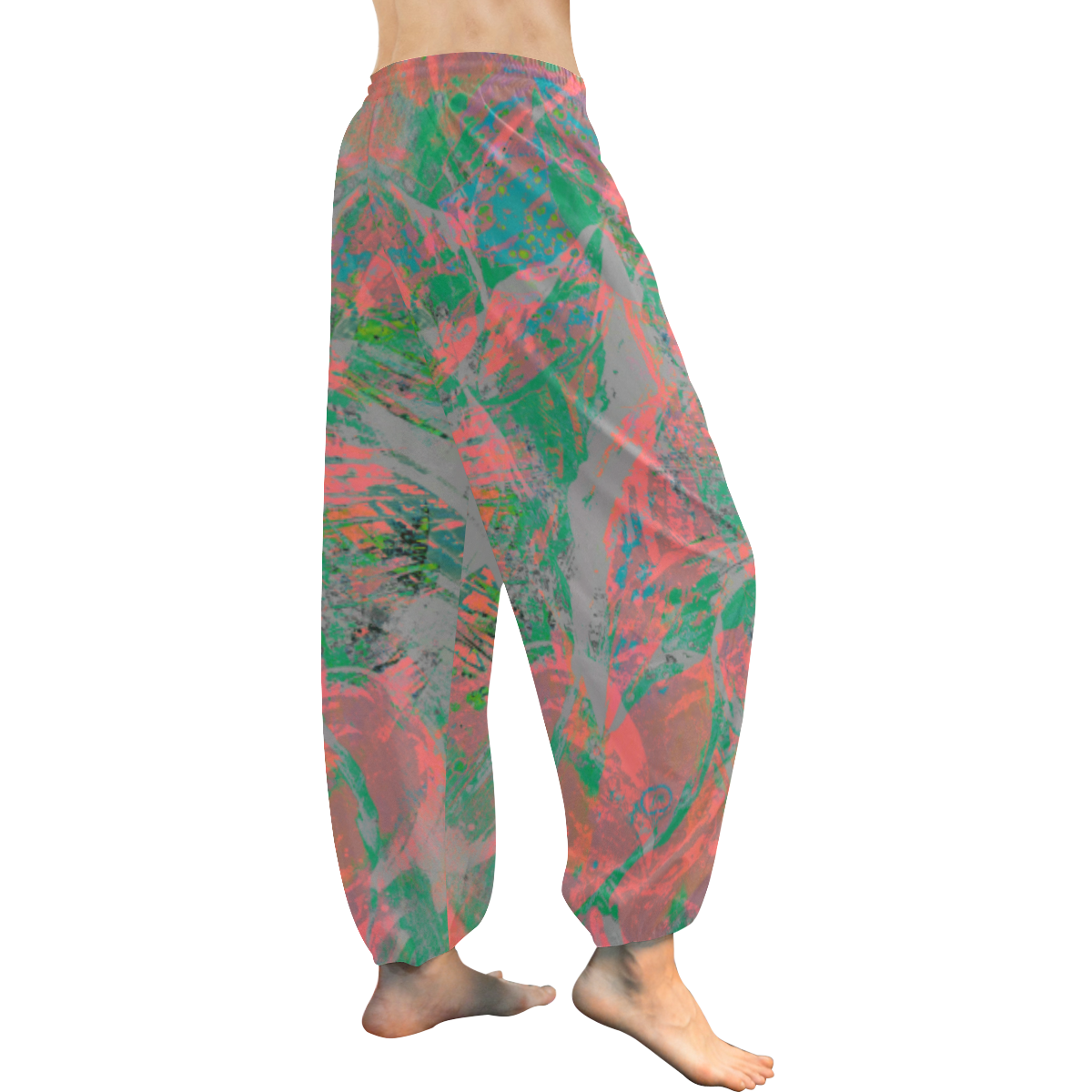 wheelVibe_vibe38 Women's All Over Print Harem Pants (Model L18)