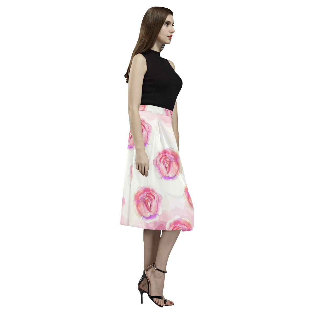 Tea Roses Aoede Crepe Skirt (Model D16)