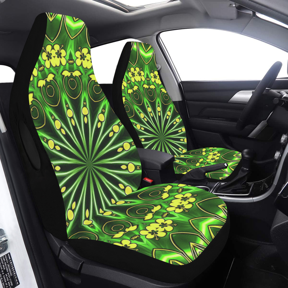 MANDALA GARDEN OF EDEN Car Seat Cover Airbag Compatible (Set of 2)