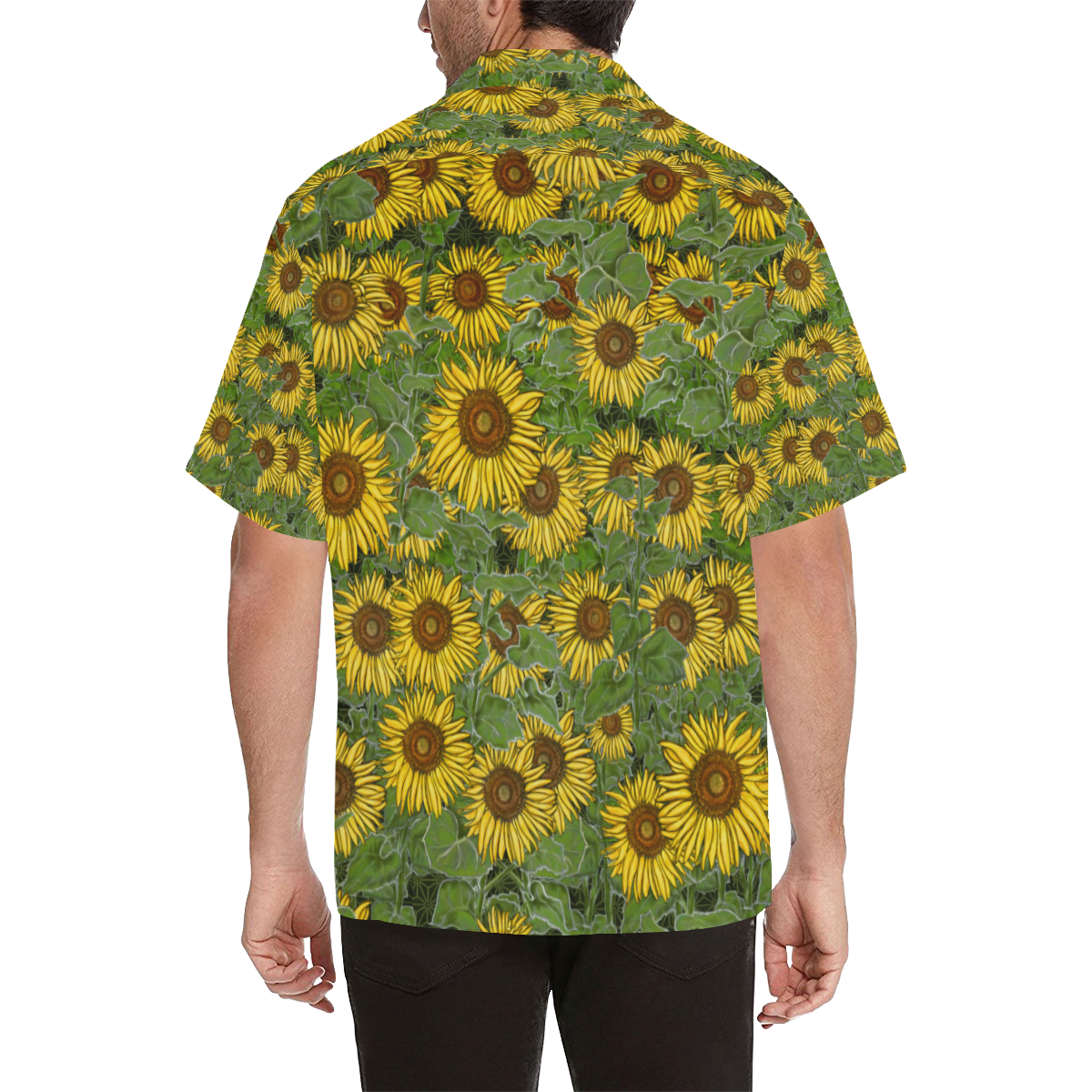 Sunflower Field Hawaiian Shirt (Model T58)
