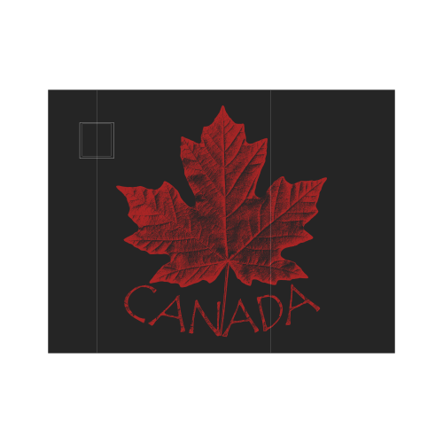 Canada Maple Leaf Vintage Neoprene Water Bottle Pouch/Medium