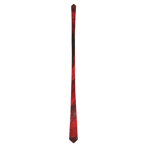 Red rosa Classic Necktie (Two Sides)