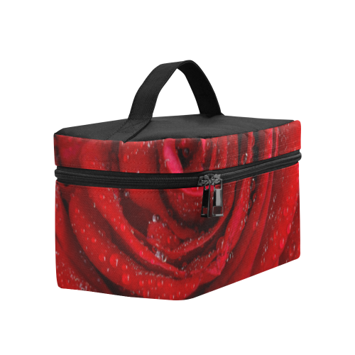 Red rosa Lunch Bag/Large (Model 1658)