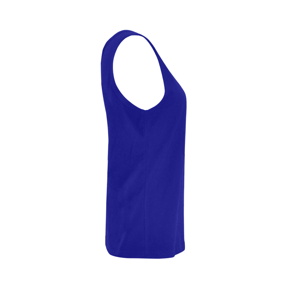 color navy All Over Print Tank Top for Women (Model T43)