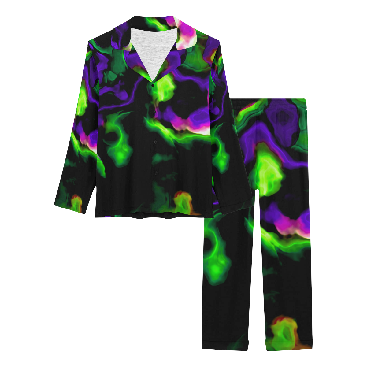 Neon Women's Long Pajama Set