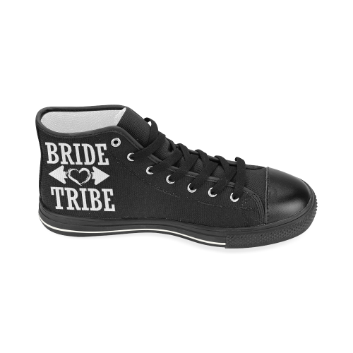 Bride Tribe Women's Classic High Top Canvas Shoes (Model 017)