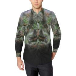 Budscape shirt Men's All Over Print Casual Dress Shirt (Model T61)