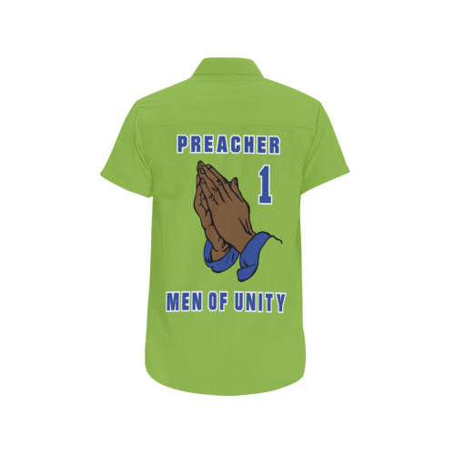 preacher Men's All Over Print Short Sleeve Shirt (Model T53)