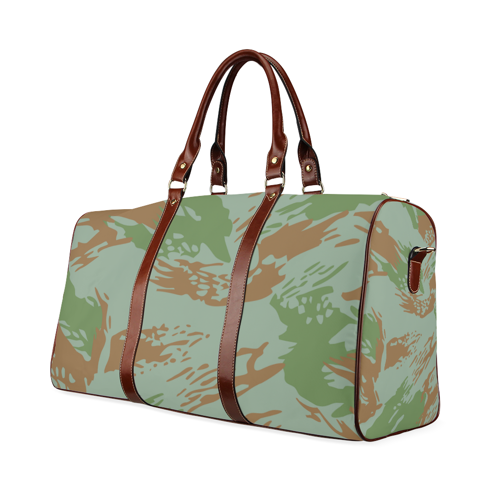 Navy camouflage Waterproof Travel Bag/Small (Model 1639)