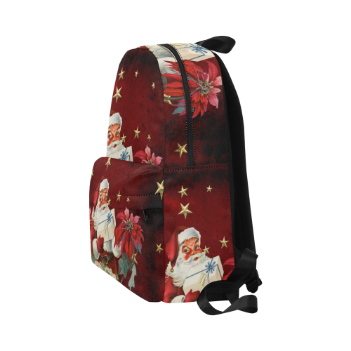 Santa Claus with gifts, vintage Unisex Classic Backpack (Model 1673)
