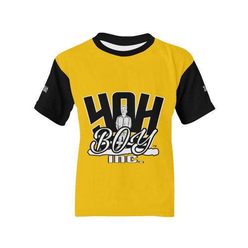 YahBoy Inc Yellow Kids' All Over Print T-shirt (Model T65)
