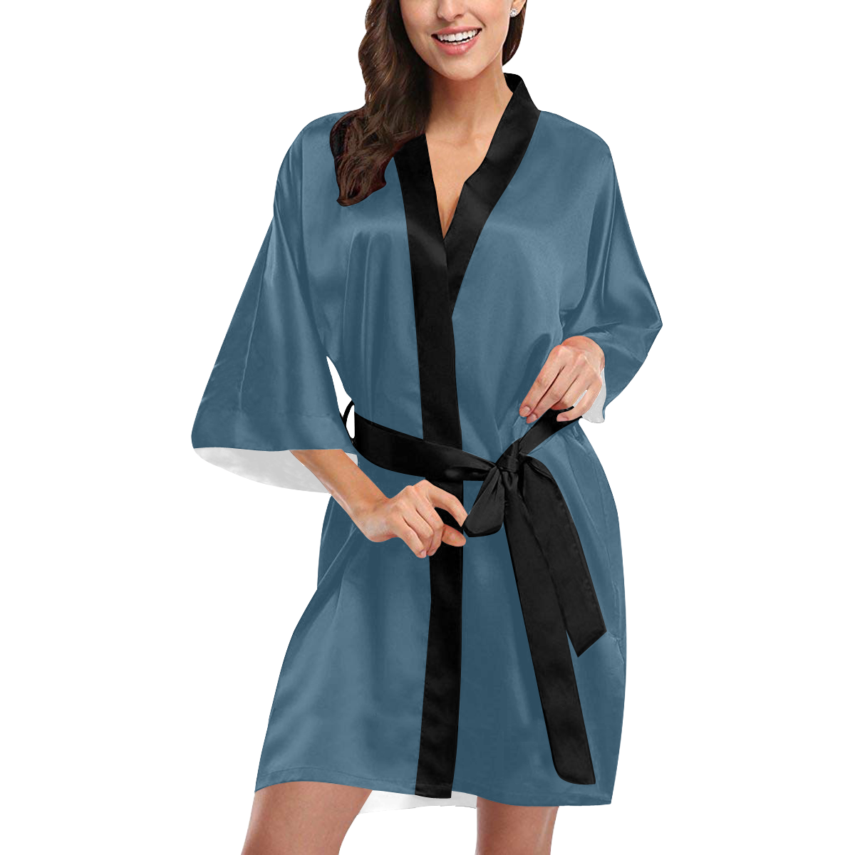 Blue Ashes Kimono Robe