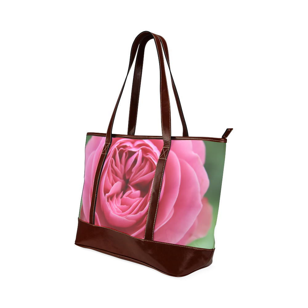 Rose Fleur Macro Tote Handbag (Model 1642)