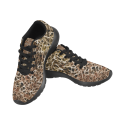 Misty Fur Coral by Jera Nour Women's Running Shoes/Large Size (Model 020)