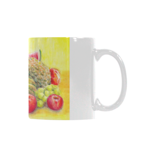 Happy Fruits Custom White Mug (11OZ)