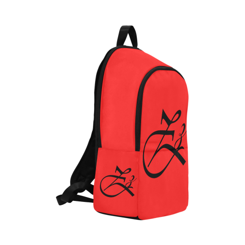 Alphabet Z Red Fabric Backpack for Adult (Model 1659)