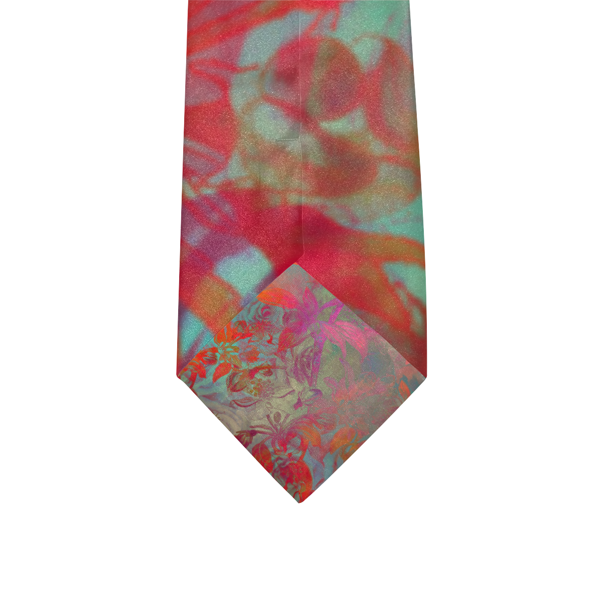 flowers #flowers #pattern Custom Peekaboo Tie with Hidden Picture