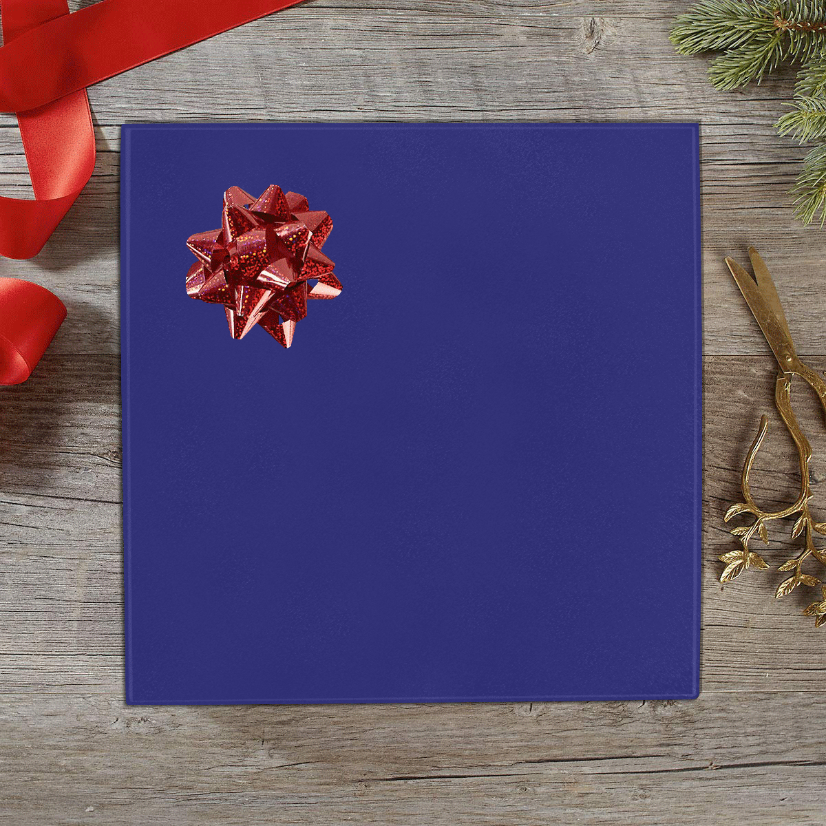 color midnight blue Gift Wrapping Paper 58"x 23" (1 Roll)