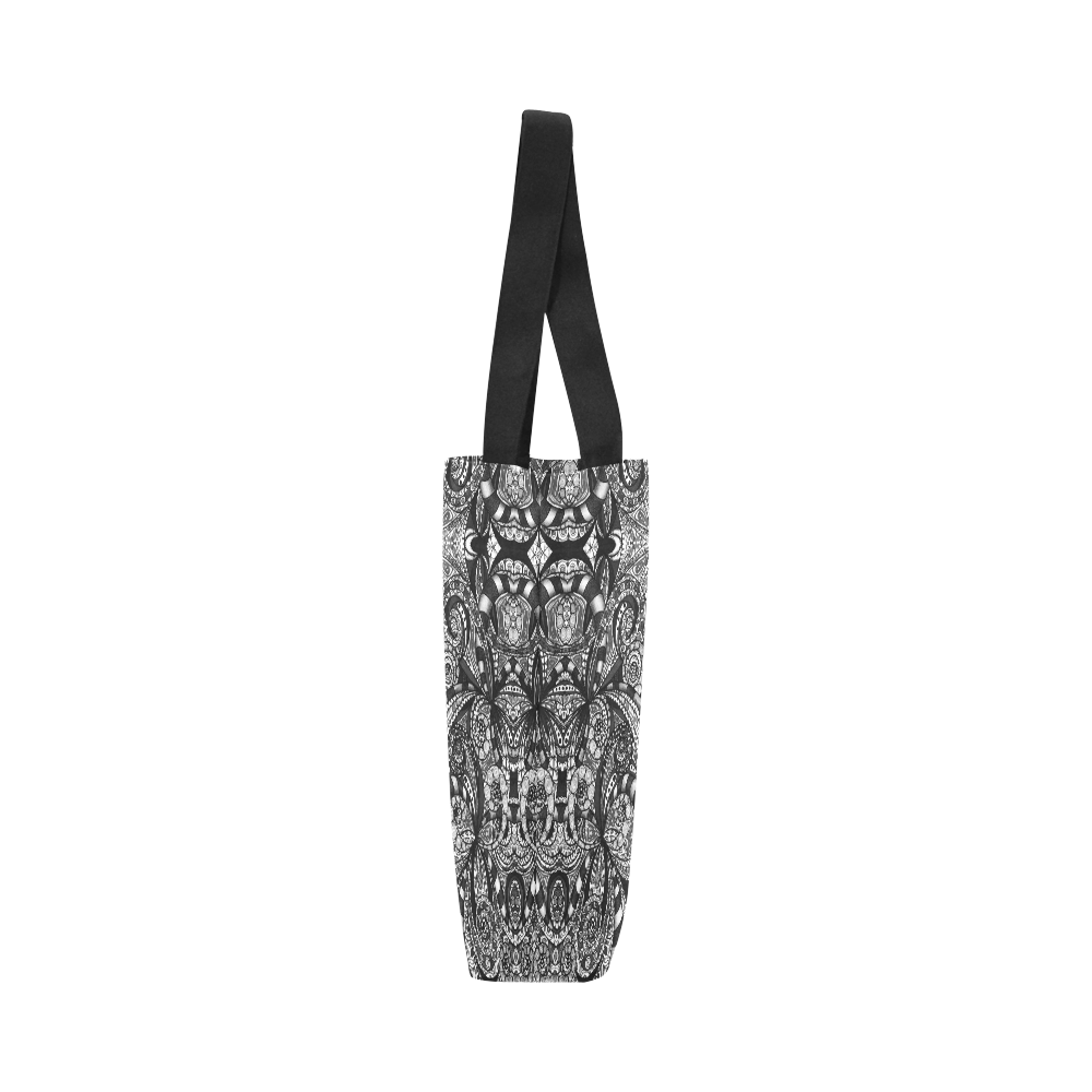 Drawing Floral Zentangle G6B Canvas Tote Bag (Model 1657)