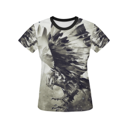 Eagle Bird Animal All Over Print T-shirt for Women/Large Size (USA Size) (Model T40)