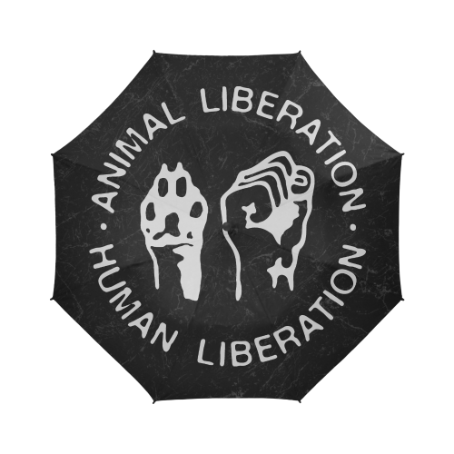 Animal Liberation, Human Liberation Semi-Automatic Foldable Umbrella (Model U05)