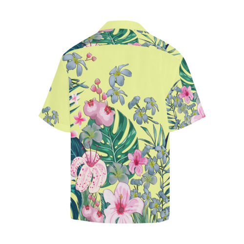 Yellow Aloha-3 Shirt 480 Hawaiian Shirt (Model T58)