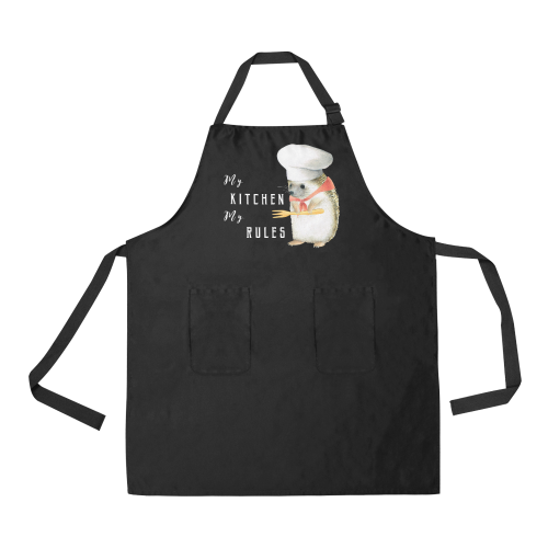 Cooking Hedgehog All Over Print Apron