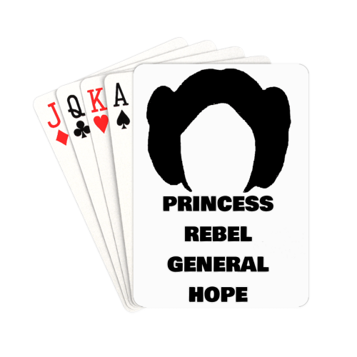 Leia - Rebel, Princess, General & Hope Playing Cards 2.5"x3.5"