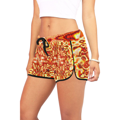 Infected Women's All Over Print Relaxed Shorts (Model L19)
