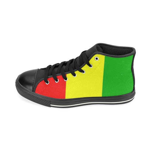 RASTA ONE LOVE High Top Canvas Shoes for Kid (Model 017)