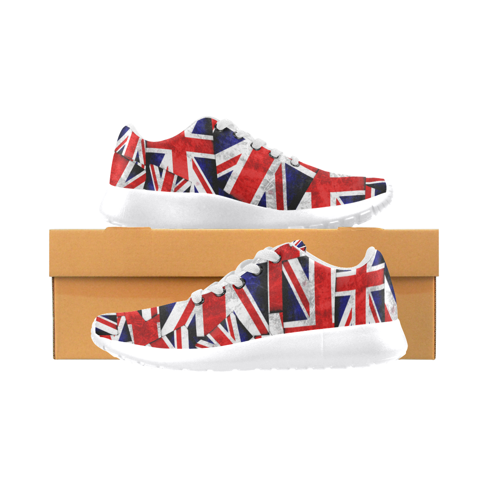 Union Jack British UK Flag Men’s Running Shoes (Model 020)