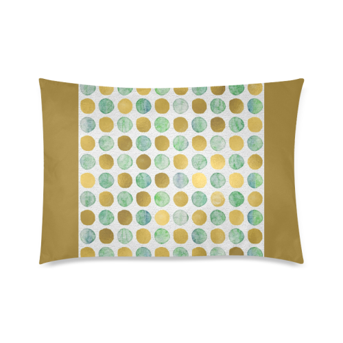 SPOTTING GOLD Custom Zippered Pillow Case 20"x30"(Twin Sides)