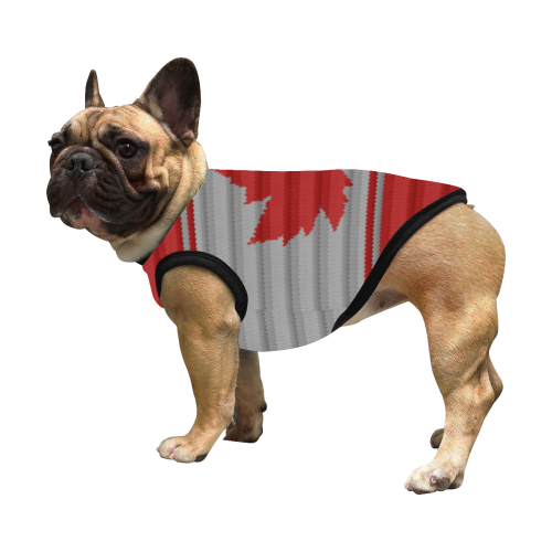 Canada Winter Print Dog Shirts All Over Print Pet Tank Top