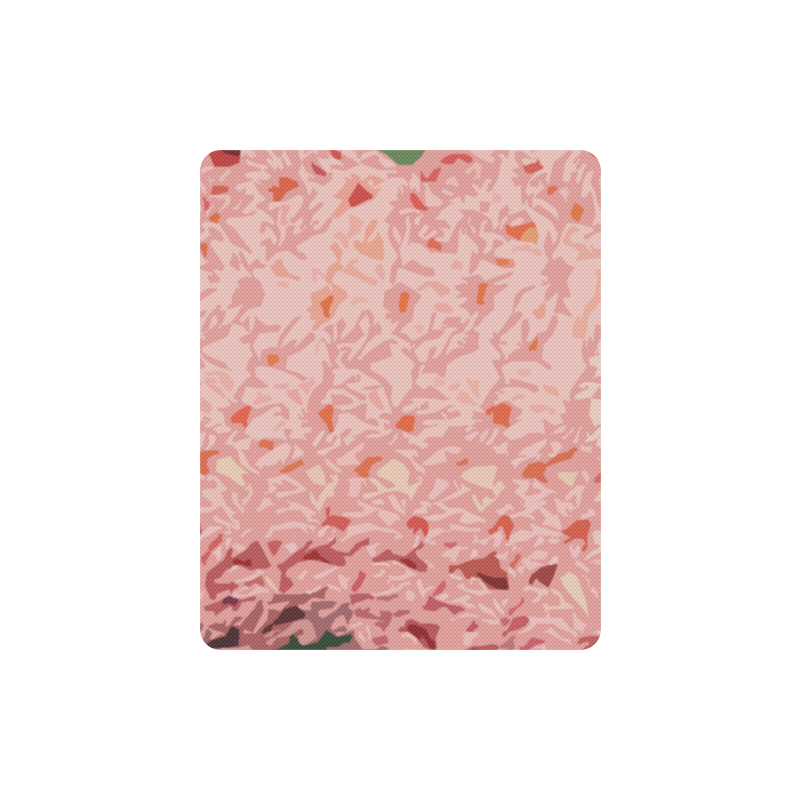 pink crochet Rectangle Mousepad