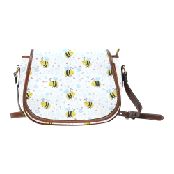 Cute Bee Pattern Saddle Bag/Large (Model 1649)