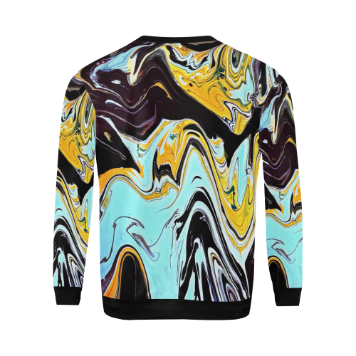 oil_d All Over Print Crewneck Sweatshirt for Men/Large (Model H18)