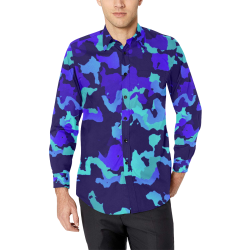 new modern camouflage D by JamColors Men's All Over Print Casual Dress Shirt (Model T61)